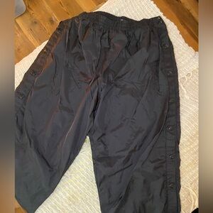 USA Men’s Track Pants Button Down Side. White lining Size L